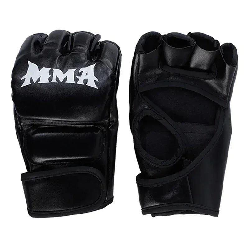 Professional MMA Boxing Gloves – PU Leather Training Gloves