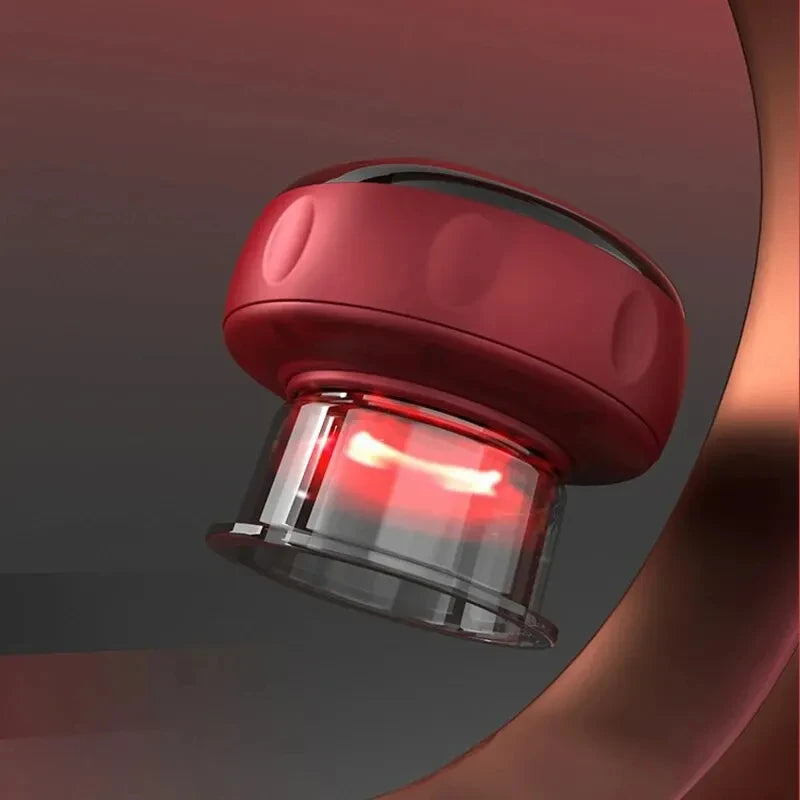 Smart Vacuum Cupping Massager – Heated Gua Sha Therapy for Back, Neck & Arms