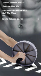 Ab Wheel Roller – Heavy-Duty, Non-Slip Abdominal Trainer for Home Fitness