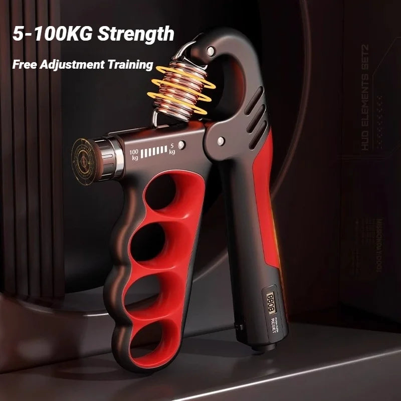 Adjustable Electronic Hand Grip Strengthener (5–100 kg)
