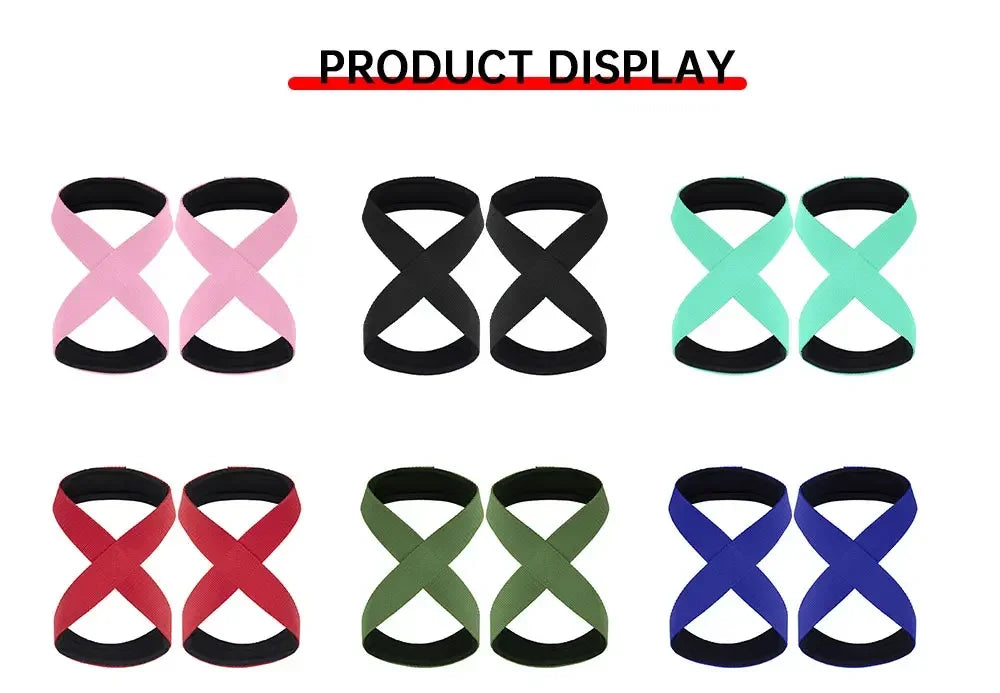 Weightlifting Wrist Wraps – Training & Powerlifting Support Figure-8