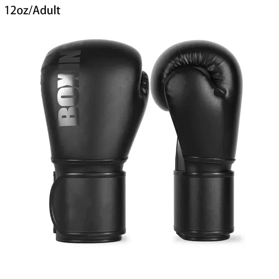 12oz Professional Boxing Gloves – MMA & Kickboxing