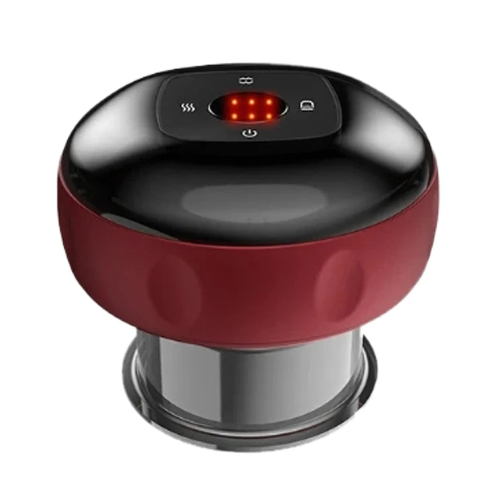 Smart Vacuum Cupping Massager – Heated Gua Sha Therapy for Back, Neck & Arms