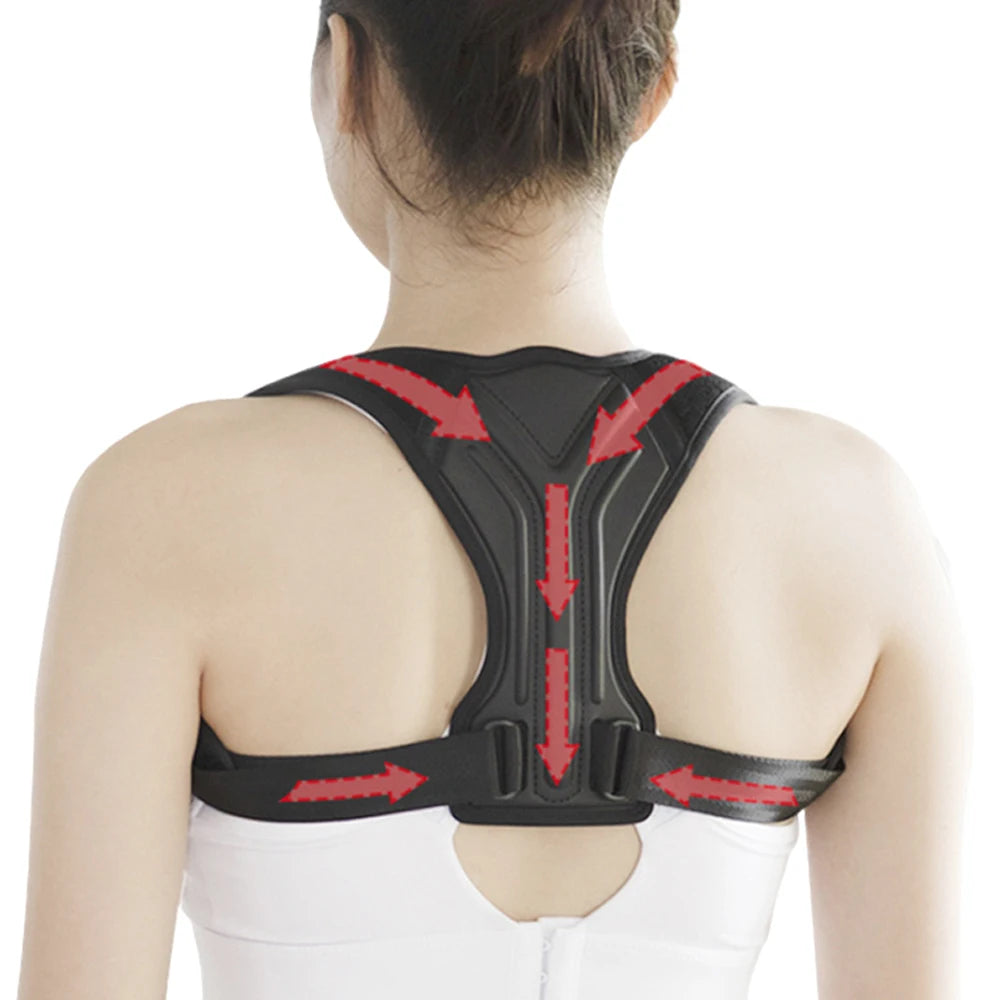 Adjustable Posture Corrector – Back & Shoulder Support Belt for Neck, Spine & Upper Back