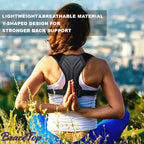 Adjustable Posture Corrector – Back & Shoulder Support Belt for Neck, Spine & Upper Back