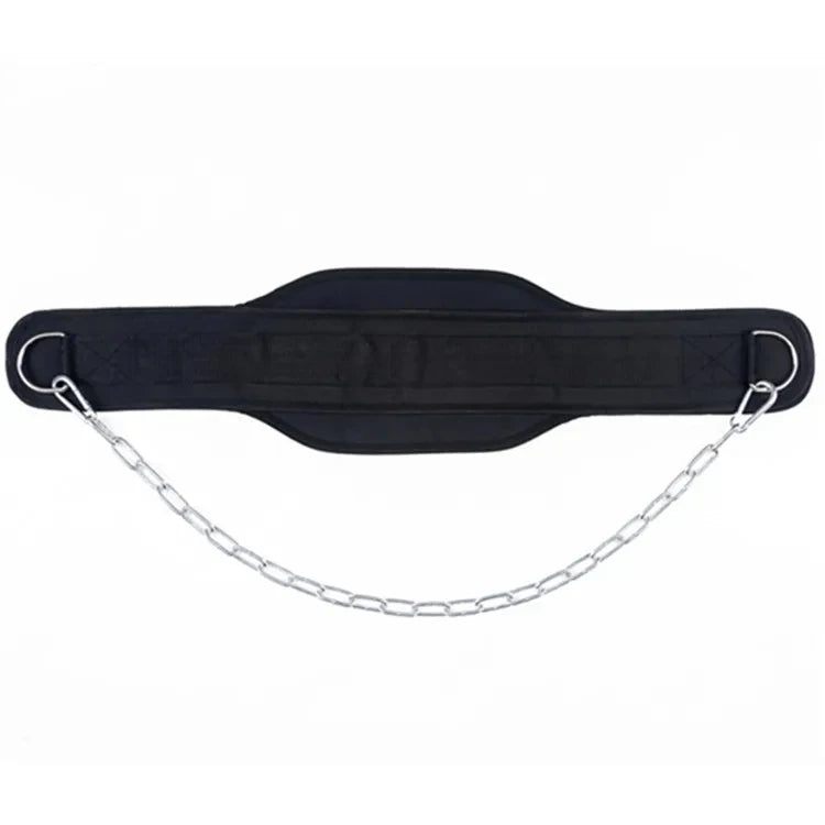 Neoprene Dip Belt with Chain – Weightlifting & Pull-Ups