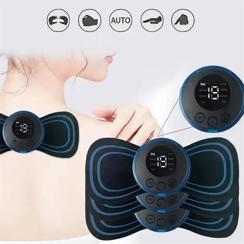 EMS Neck Massager – 8 Modes & 19 Intensity Levels