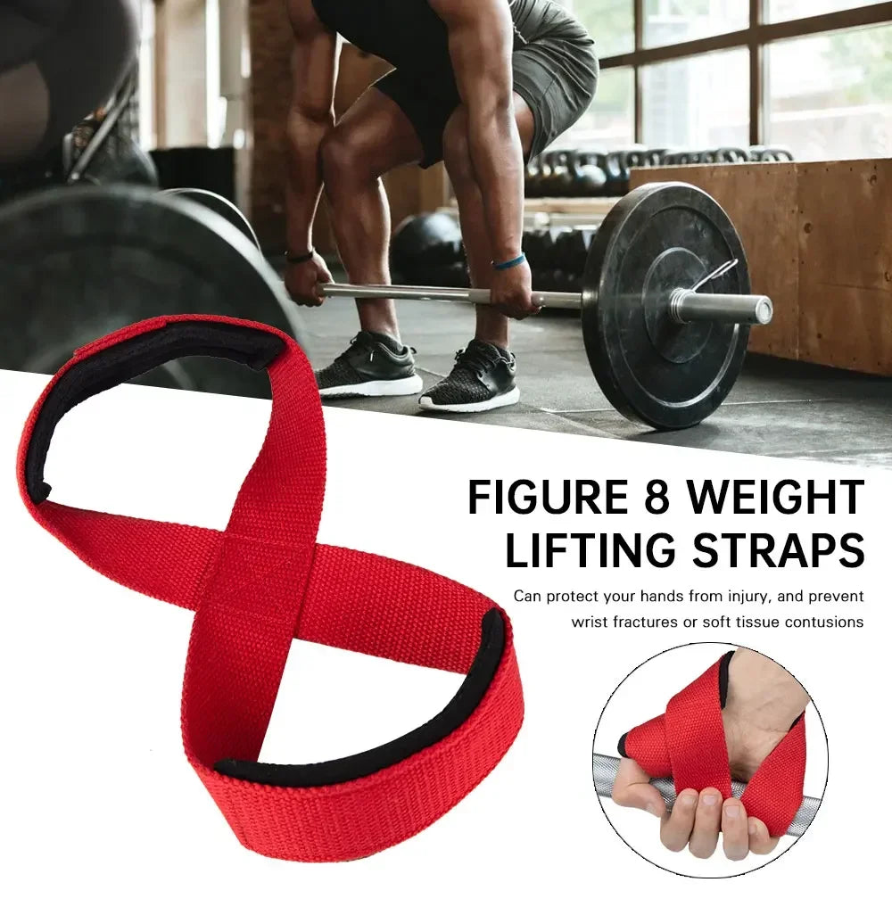 Weightlifting Wrist Wraps – Training & Powerlifting Support Figure-8