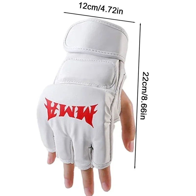 Professional MMA Boxing Gloves – PU Leather Training Gloves