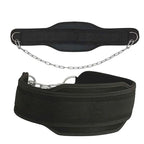 Neoprene Dip Belt with Chain – Weightlifting & Pull-Ups