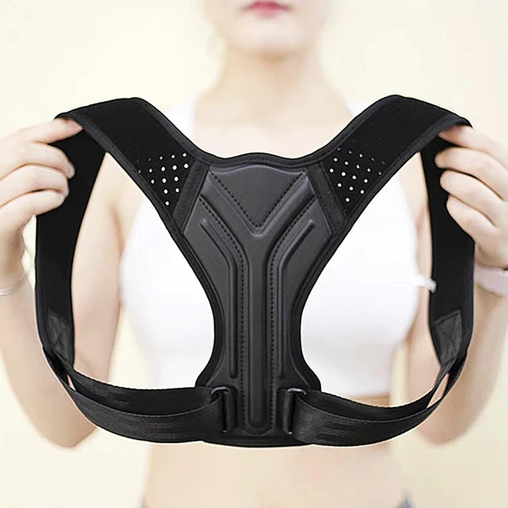 Adjustable Posture Corrector – Back & Shoulder Support Belt for Neck, Spine & Upper Back