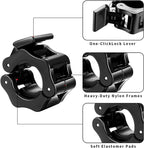 Quick-Release Barbell Clamps – 25/50mm (2-Pack)