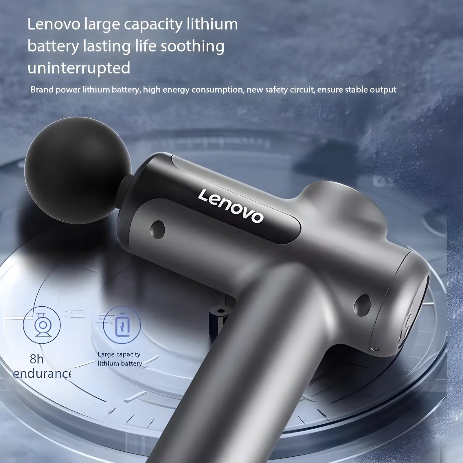 Lenovo Fascia Gun – Deep Muscle Massage & Relaxation