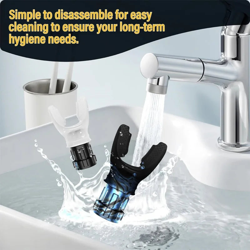 Silicone Breathing Trainer – Portable Adjustable Resistance Device for Fitness & Exercise