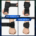 1 Pair Weight Lifting Hooks with Wrist Wraps