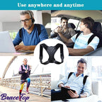 Adjustable Posture Corrector – Back & Shoulder Support Belt for Neck, Spine & Upper Back