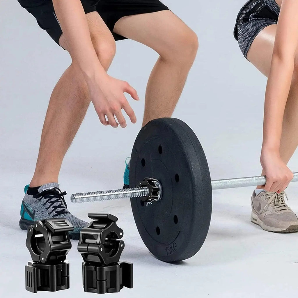 Quick-Release Barbell Clamps – 25/50mm (2-Pack)