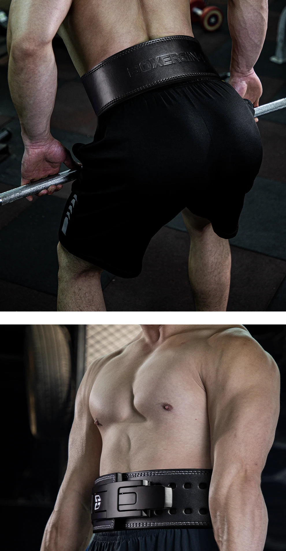 Adjustable Weightlifting Belt – Lever Powerlifting Belt for Squats, Deadlifts & Waist Support