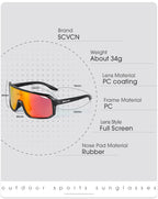 SCVCN Cycling Sunglasses – UV400 Outdoor Sports
