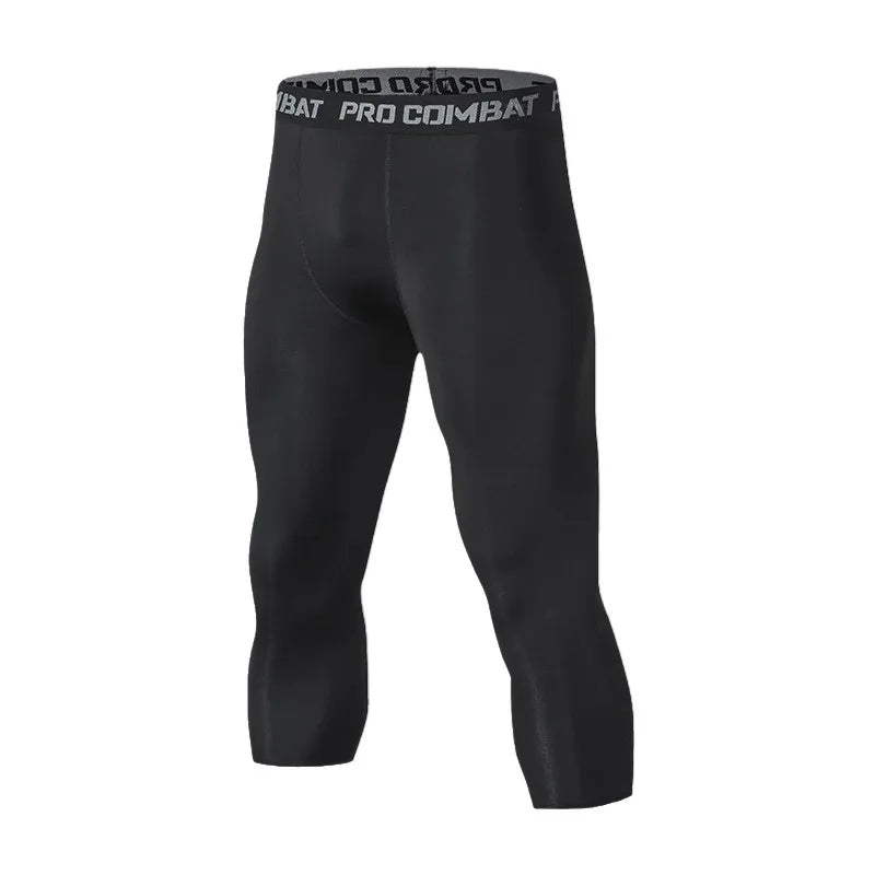Men’s Compression Sports Leggings – Quick-Dry & Stretch