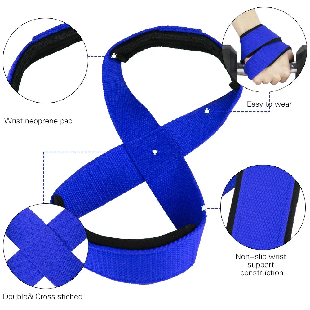 Weightlifting Wrist Wraps – Training & Powerlifting Support Figure-8