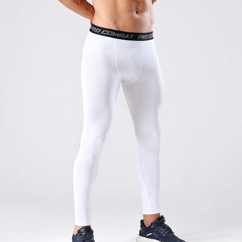 Men’s Compression Sports Leggings – Quick-Dry & Stretch