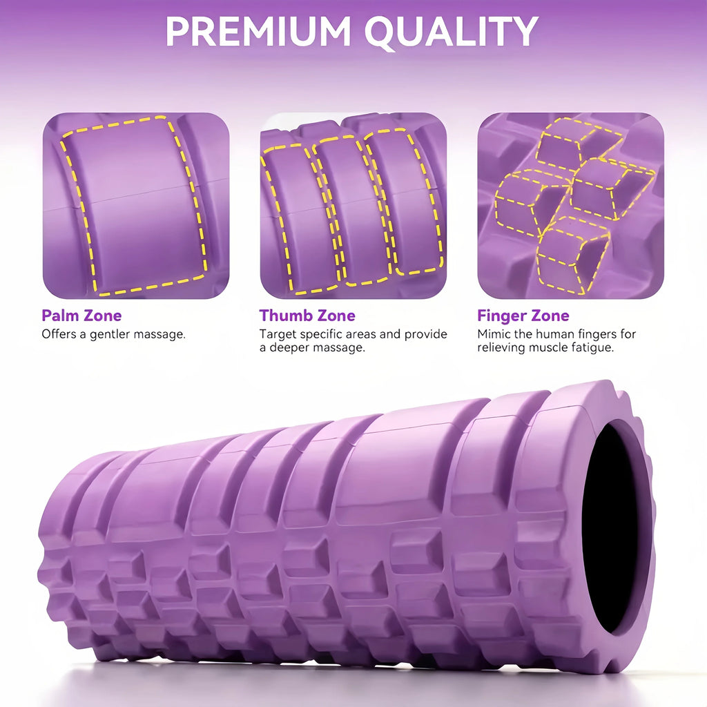 EVA Foam Roller – Deep Tissue Massage for Back & Legs