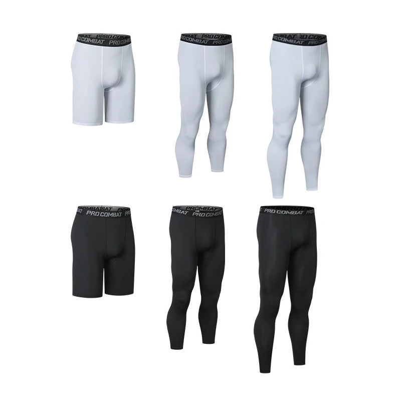 Men’s Compression Sports Leggings – Quick-Dry & Stretch