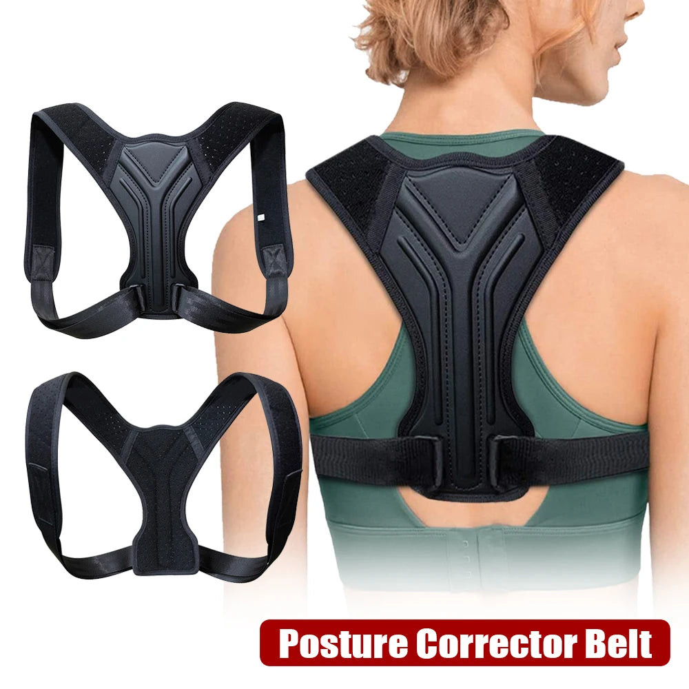 Adjustable Posture Corrector – Back & Shoulder Support Belt for Neck, Spine & Upper Back