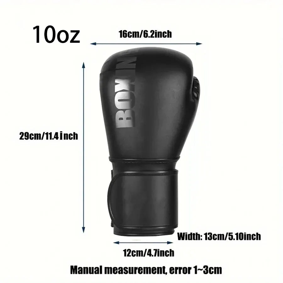 12oz Professional Boxing Gloves – MMA & Kickboxing
