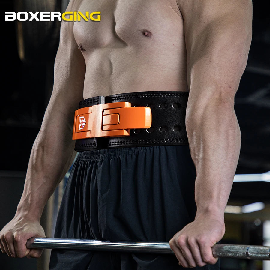 Adjustable Weightlifting Belt – Lever Powerlifting Belt for Squats, Deadlifts & Waist Support