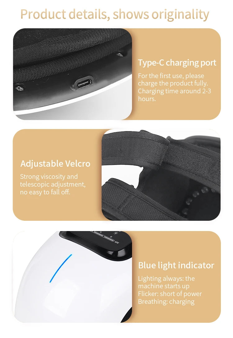 Smart Cordless Knee Massager – Vibration & Relaxation