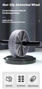 Ab Wheel Roller – Heavy-Duty, Non-Slip Abdominal Trainer for Home Fitness