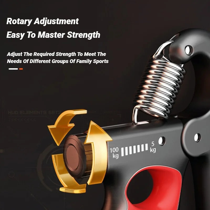 Adjustable Electronic Hand Grip Strengthener (5–100 kg)