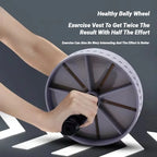 Ab Wheel Roller – Heavy-Duty, Non-Slip Abdominal Trainer for Home Fitness