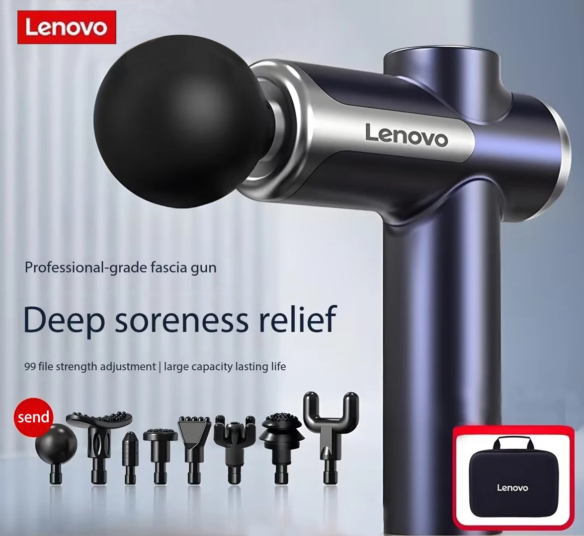 Lenovo Fascia Gun – Deep Muscle Massage & Relaxation