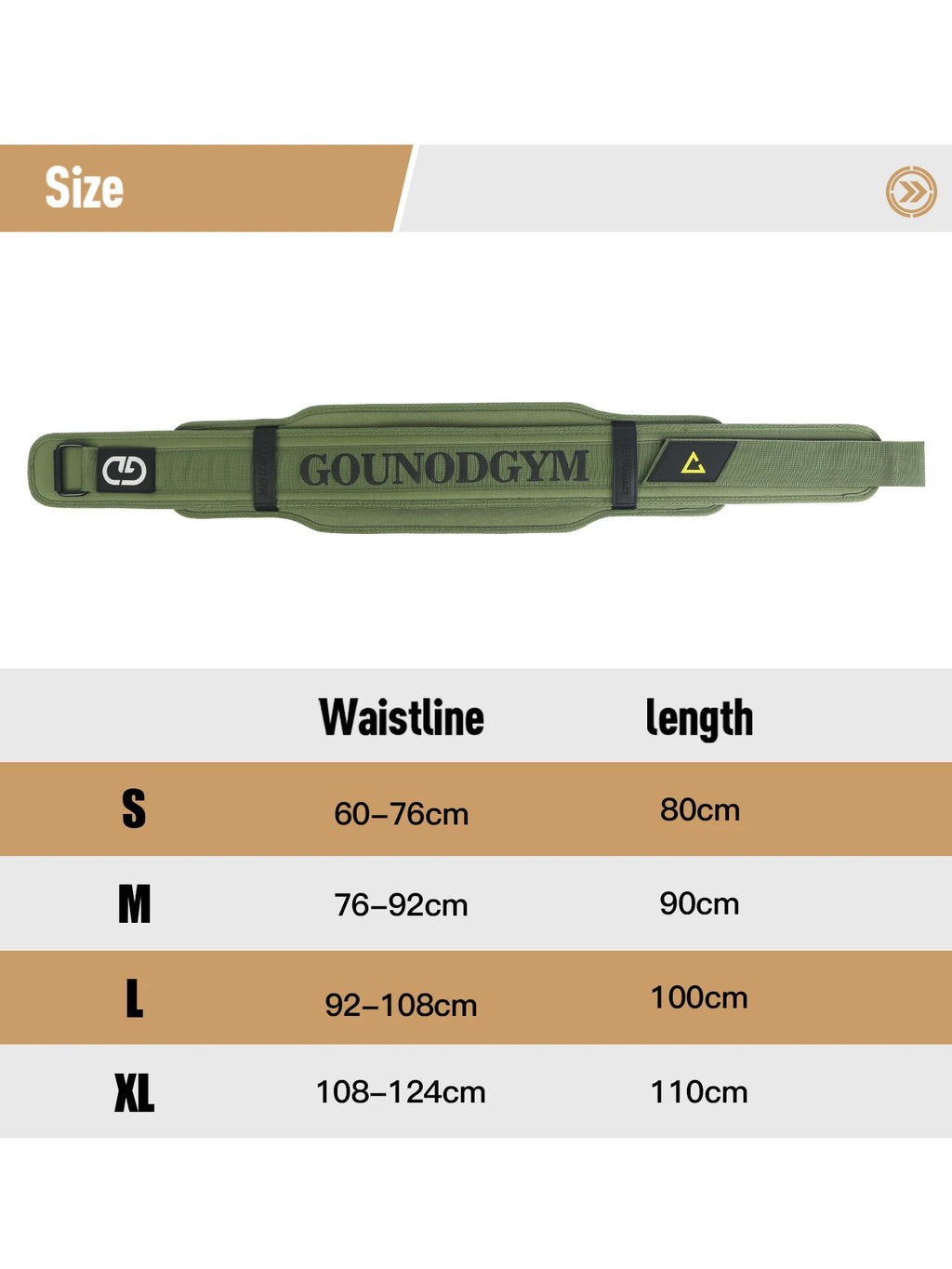 GOUNOD EVA Weightlifting Belt – Deadlift & Squat Support