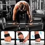 Weightlifting Wrist Wraps – Training & Powerlifting Support Figure-8