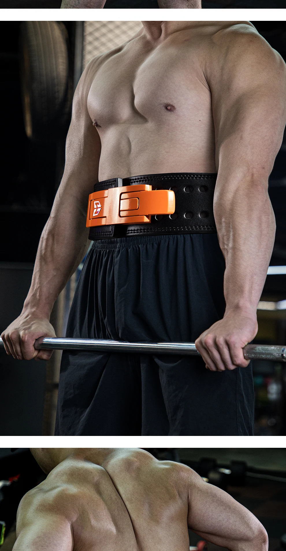Adjustable Weightlifting Belt – Lever Powerlifting Belt for Squats, Deadlifts & Waist Support