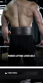 Adjustable Weightlifting Belt – Lever Powerlifting Belt for Squats, Deadlifts & Waist Support