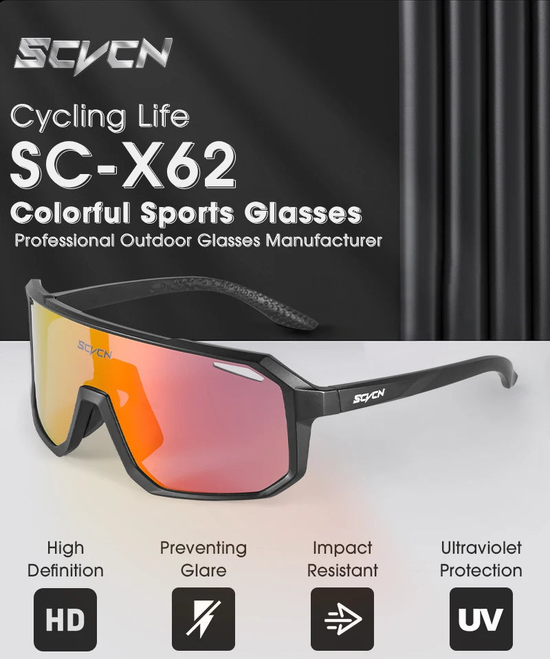 SCVCN Cycling Sunglasses – UV400 Outdoor Sports