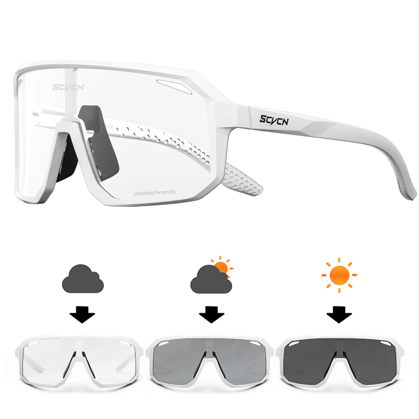 SCVCN Cycling Sunglasses – UV400 Outdoor Sports