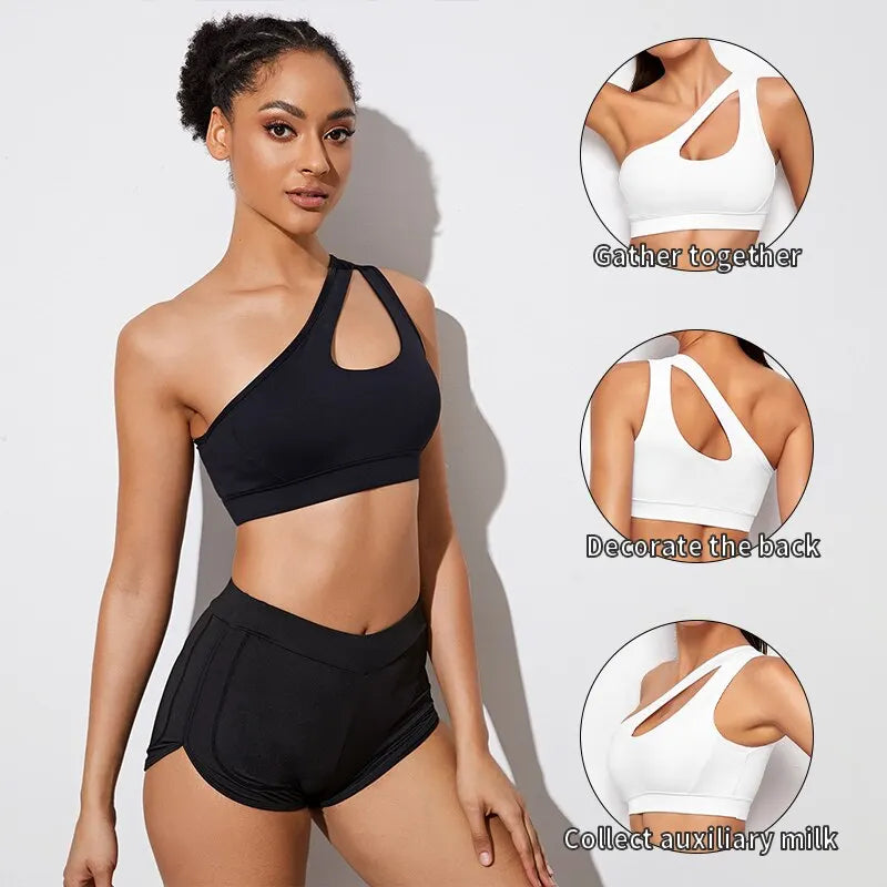 Women’s Push-Up Sports Bra – Shockproof Yoga & Fitness