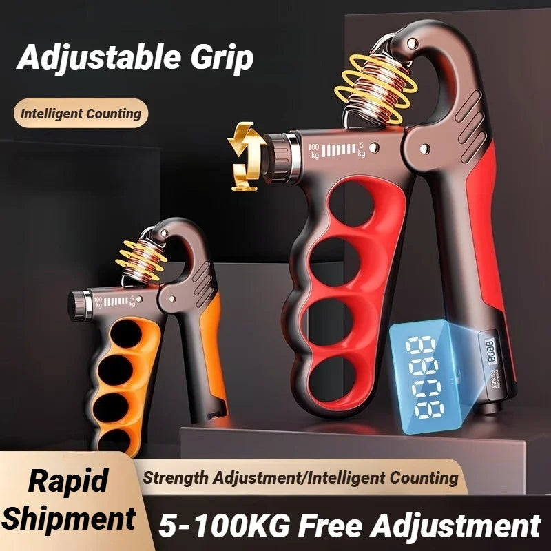 Adjustable Electronic Hand Grip Strengthener (5–100 kg)