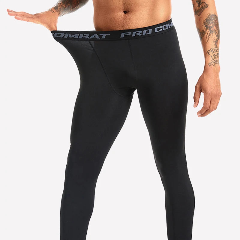 Men’s Compression Sports Leggings – Quick-Dry & Stretch