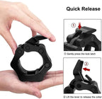 Quick-Release Barbell Clamps – 25/50mm (2-Pack)