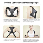 Adjustable Posture Corrector – Back & Shoulder Support Belt for Neck, Spine & Upper Back