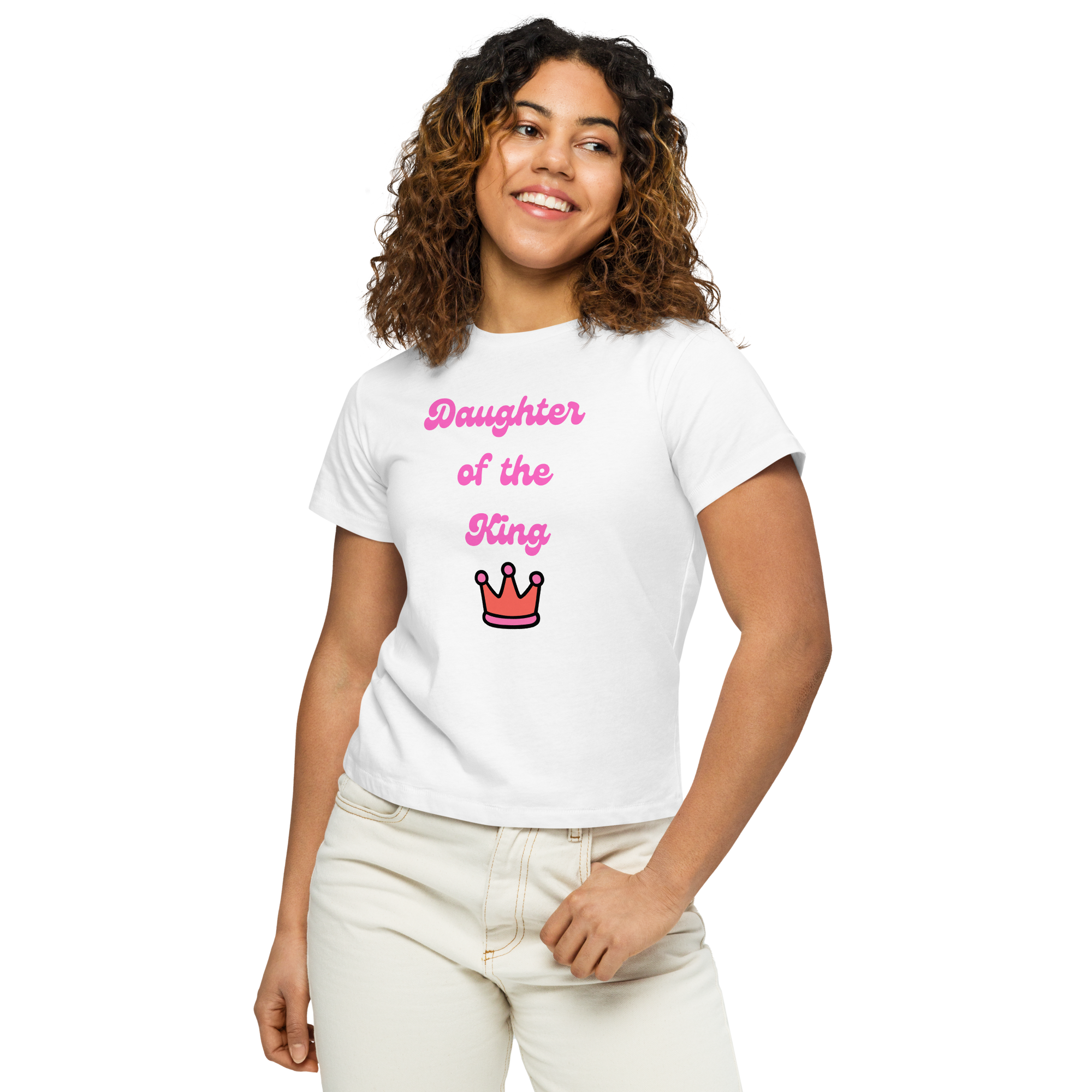 Daughter of the King - Women’s High-Waisted T-Shirt
